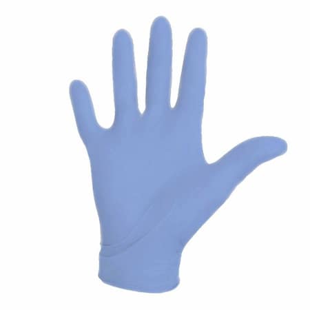 Aquasoft Disposable Gloves, Nitrile, Powder-Free, M, 3000 PK, Blue 43934